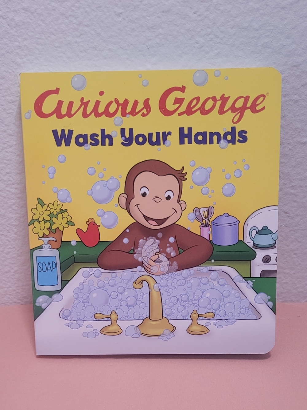 Curious George Wash Your Hands Board Book